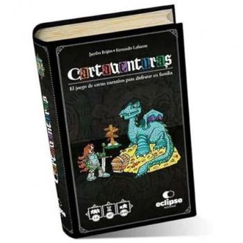 Juego de Mesa Cartaventuras - Draco Ideas, incluye cartas ilustradas, mecánica de aventura narrativa, jugadores de 2 a 6, recomendado para mayores de 8 años, duración aproximada de 30-60 minutos