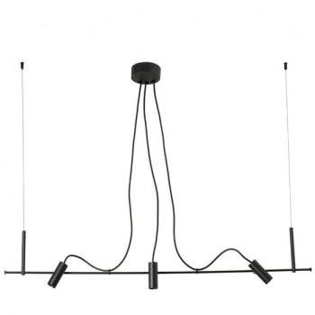 Lámpara LED Colgante Jardín Faro CLAP Negro 3x6W 3000K IP65 524lm