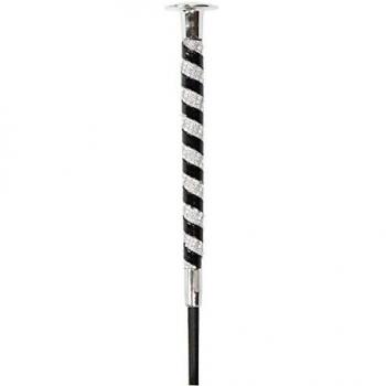 Fusta de Doma QHP Crystal con Cuerpo de 100 cm y Decoración de Cristales