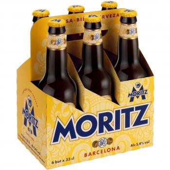Moritz Cerveza - Paquete de 6 x 330 ml - Total: 1980 ml