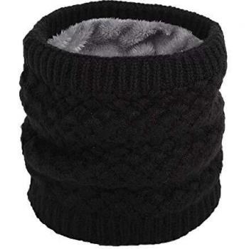 Braga Para El Cuello Térmica Unisex Color Liso De Lana De Ganchillo Con Borreguito Por Dentro Para Invierno Cálido Pasamontañas Para Ciclista Motociclismo