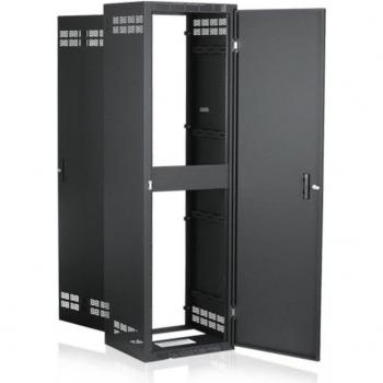 Atlas Sound 740-25 Stand Alone/Gangable Deep Floor Rack Cabinet, 25 Depth, 40RU