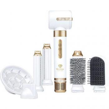 Wonder Diamond Estilizador de Pelo 7 en 1 TMHD300 Blanco 1400W