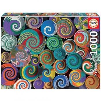 Educa Cestas africanas. Puzzle de 1000 Piezas. Ref. 19020, Multicolor