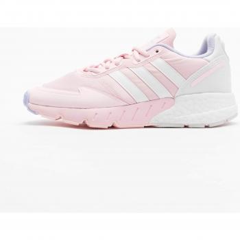 Adidas Women's Low Top Sneakers in Pink/White/Violet, Size 10 2/3 US / 7 2/3 UK