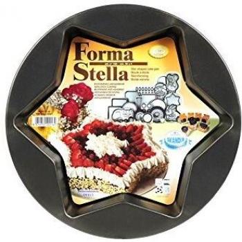 VESPA Molde de Torta Antiadherente en Forma de Estrella Artículo 150, Aluminio, Multicolor, One Size