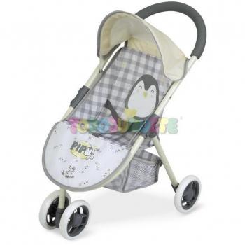 Carrito de Paseo para Muñecas Pipo con Silla de 3 Ruedas