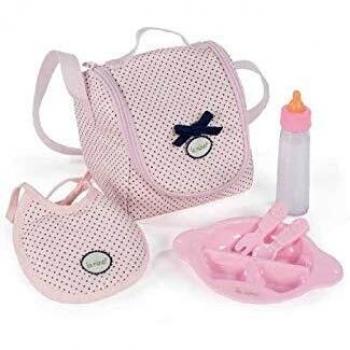 La Nina- Bolsa COMIDITAS con Accesorios Charlotte Muñecas, Color Rosa
