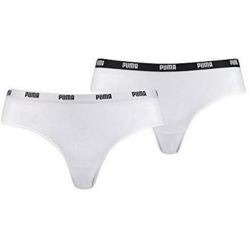 Puma Braguitas de microfibra para mujer, 2 unidades Blanco XL