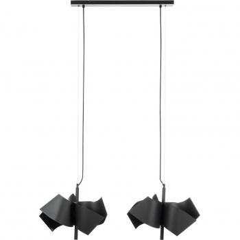 Lámpara colgante Lucande Imron, 6 luces, diseño moderno en negro, fabricada en metal, adecuada para salón y comedor, utiliza bombillas E14