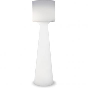 Moovere Grace lámpara de pie LED IP65 blanca, 140 cm