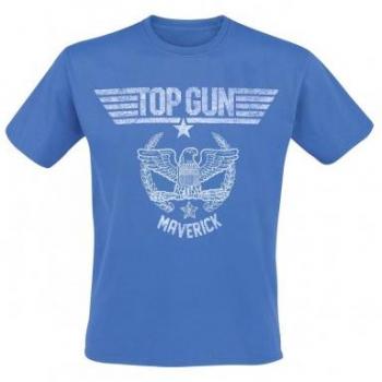 Camiseta Azul Top Gun Talla S