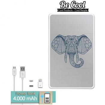 Becool® - Batería Externa Power Bank 4000 mah + Gratis 1 cable USB-MicroUsb