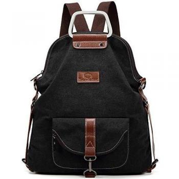 Travistar Mochila Mujer Vintage Bolso Hombro Bolso de Lona Bolso Bandolera Casual Mujer Mochila Escolar