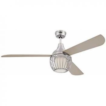 Ventilador de techo Westinghouse Graham Níquel con LED y control remoto