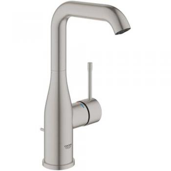 Mezclador monomando de lavabo Essence 1/2 Tamaño L SuperSteel (24174DC1)