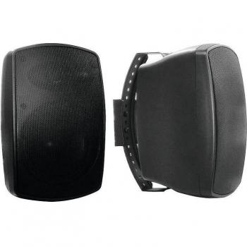 Par de altavoces de pared OMNITRONIC OD-4, 2 vías, 8 Ohmios, 30 W, color negro