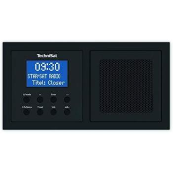 TechniSat DIGITRADIO UP 1 Montado en la pared Analógico y digital Negro