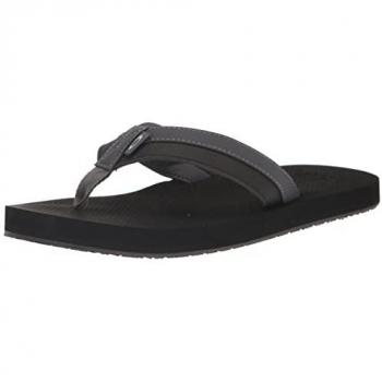 Chanclas Oakley Burkle Flip Flop negro gris para hombre, talla 46 EU