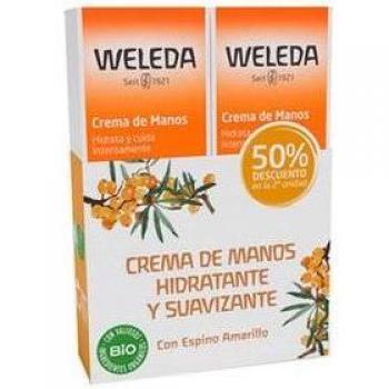 Weleda Crema de Manos Hidratante Espino Amarillo 2x50ml