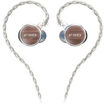 FiiO FP3 Auriculares In-Ear Magnéticos Planar de 14.5mm con Placa Frontal de Madera y Cable de 0.78mm para Audiofilos Tipo C / 3.5mm