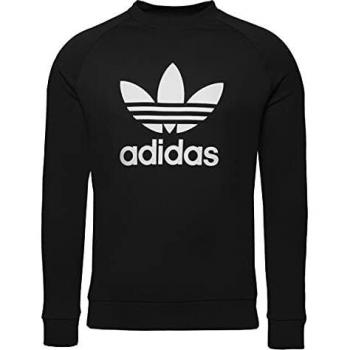 Adidas Originals Trefoil Crew Sweatshirt for Men - Size S - Black/White