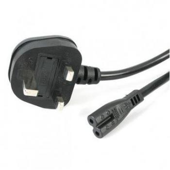 StarTech.com 1m Laptop Power Cord - UK Plug to C7 Power Cable (PXTNB3SUK1M)