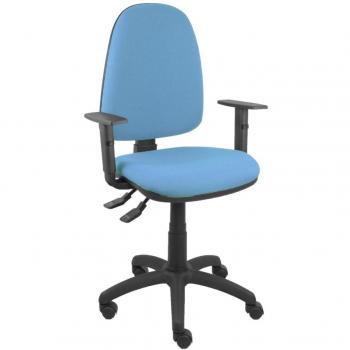 Silla de Oficina Ergonómica con Brazos Regulables BALI Azul Cielo