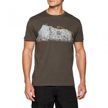 Trespass CASHING Camiseta de Manga Corta, Hombre, Khaki, L
