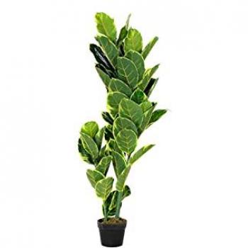 Planta Decorativa DKD Home Decor Polietileno Verde 40 x 40 x 120 cm Urbano