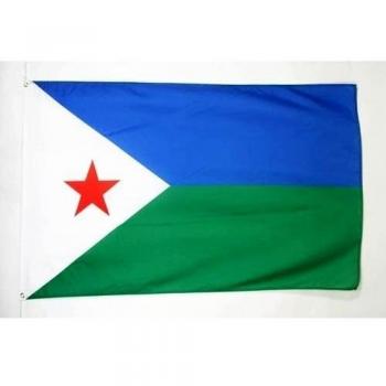 AZ FLAG Bandera de YIBUTI 150x90cm - Bandera YIBUTIANANA 90 x 150 cm