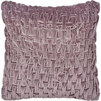 Cojín Decorativo de Terciopelo Violeta 45 x 45 cm Estilo Moderno Tradicional Chirita