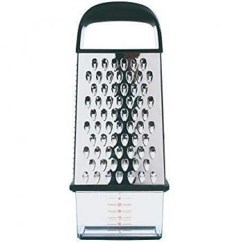 OXO 1057961 Good Grips Box Grater, Silver/Black, Small