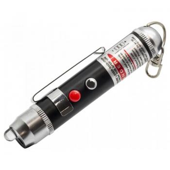 True Utility TU211 LaserLite 2 en 1 - Linterna LED con Láser Rojo de Alta Potencia