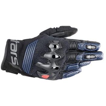 Alpinestars Halo Adventure Motorcycle Gloves - Dark Blue/Black 3XL