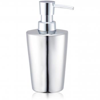 Wenko Coni Dispensador Jabón 0.300 L, Cerámica, Plateado, 7.8x9.2x275 cm
