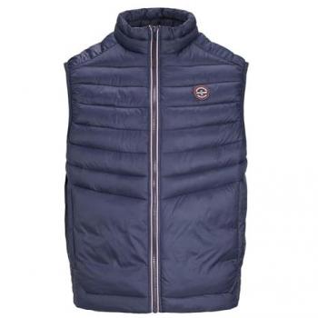 Jack & Jones Men's Lightweight Quilted Puffer Vest - JJESPRINT, Navy Blazer, Size M