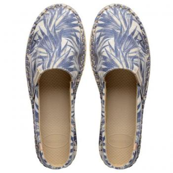 Havaianas Origine Estampa Folhagem - alpargatas unisex, color white/blue 0093, talla 38