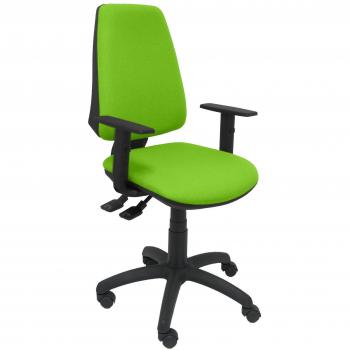 Piqueras y Crespo Silla Elche S Bali Verde Pistacho Brazos REGULABL Oficina, Tela, 109x46x46 cm