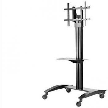 Peerless SR560M / BK - Carro para Pantallas LCD/Plasma con Estante del Metal en Negro 113kg