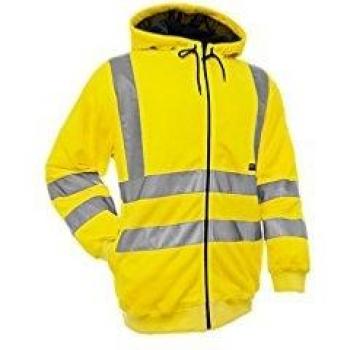High-Visibility Zip-Up Hoodie Blaklader, Yellow, XXL