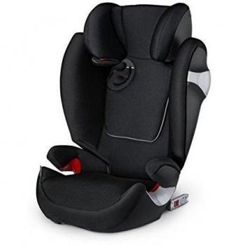 Cybex Solution M-Fix - Silla de auto, grupo 2/3, desde 15 kg hasta 36 kg, color negro