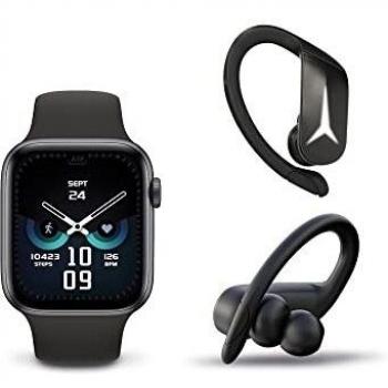 Pack Regalo Ksix Active. Auriculares inalámbricos Ksix SportBuds2 + smartwatch Ksix Urban3