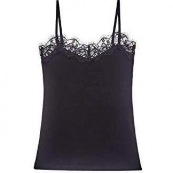 PROMISE W0157 Camiseta Tirantes, Negro, S para Mujer
