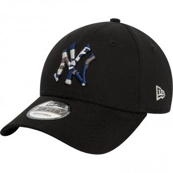 Gorra New Era 39THIRTY League Essentials New York Yankees negra masculina
