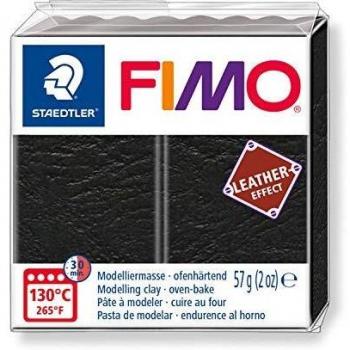 Staedtler- Pasta de modelar de endurecimiento al horno, Color negro
