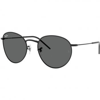 Ray-Ban RBR0103S Round Reverse Black Men's Sunglasses Size 55