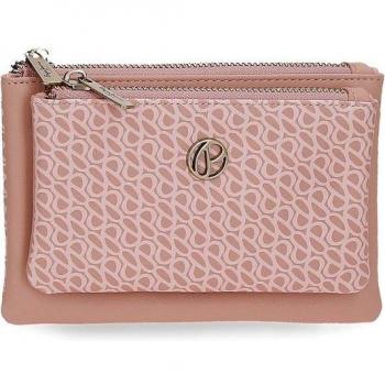 Monedero Pepe Jeans Megan dos compartimentos rosa