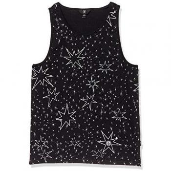 Volcom Luminator Tank Camiseta de Tirantes, Hombre, Black, L