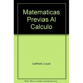 Matematicas Previas Al Calculo